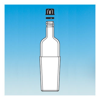 適配器 隔膜入口，單針筒口